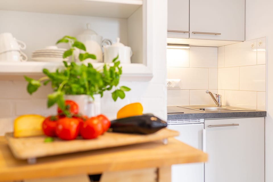 Kitchenette in the appartement Hotensie