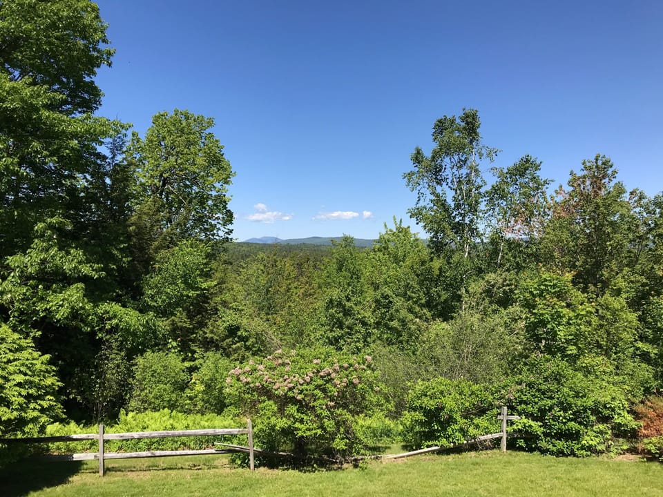 Summer view of Mt. Ascutney