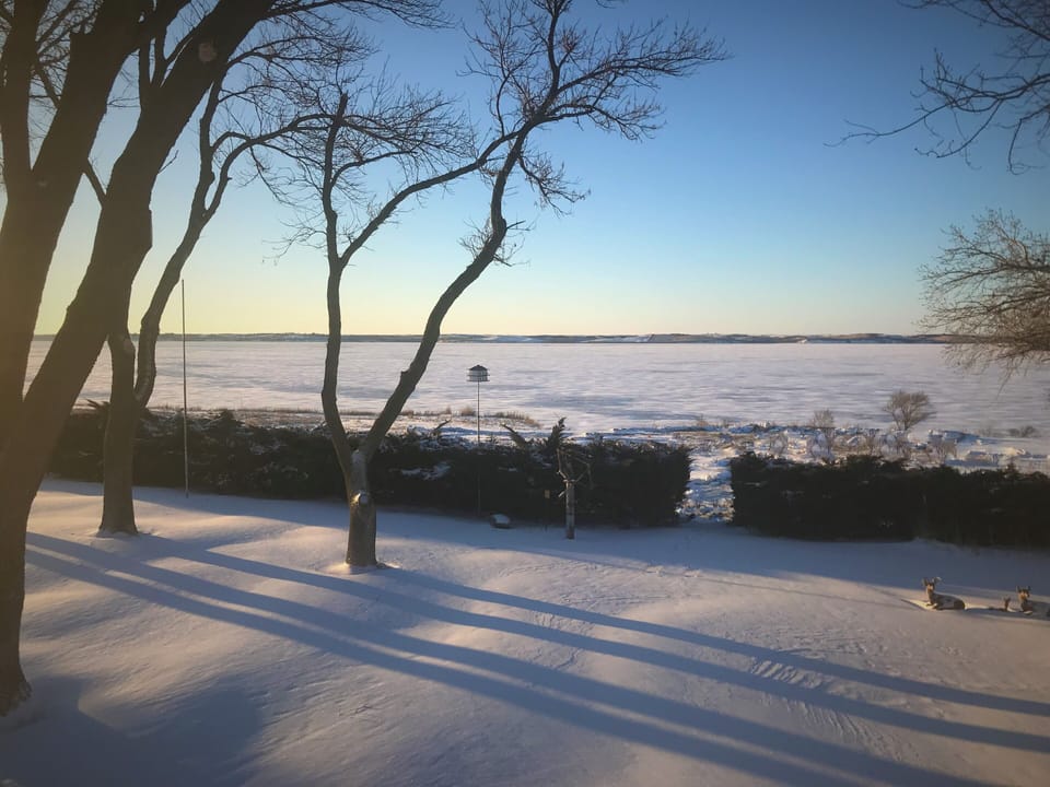 The View Is Just As Good In the Winter, And The Wildlife Are The Only Neighbors 