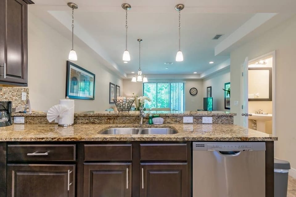 Lots of lighting inside this home.