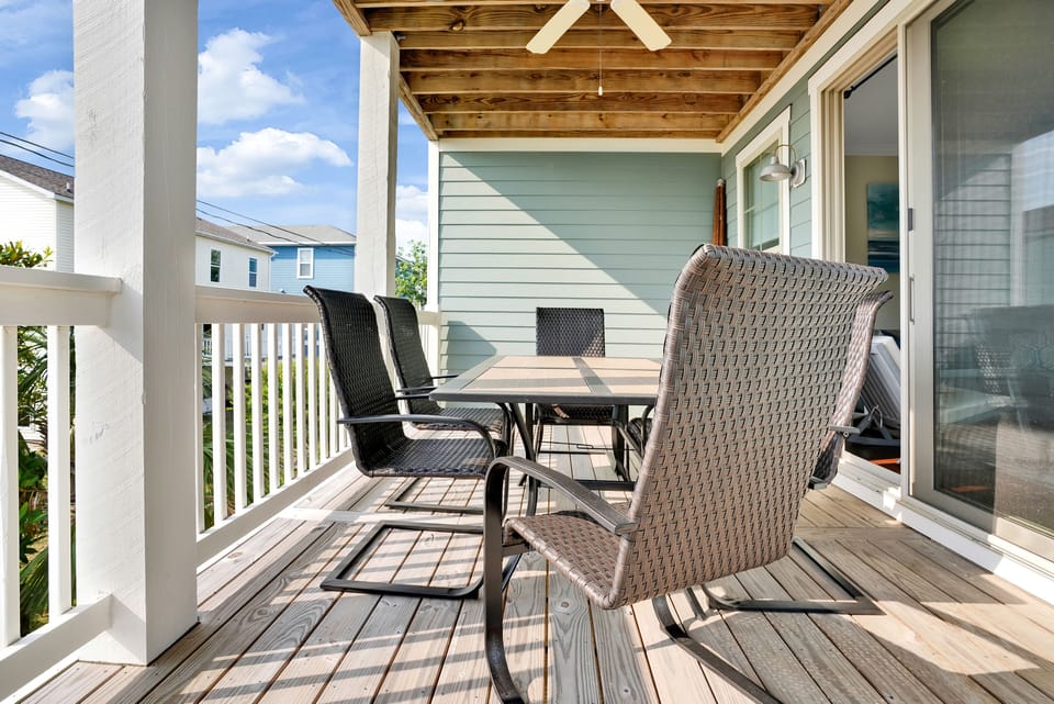 Large deck off main living area