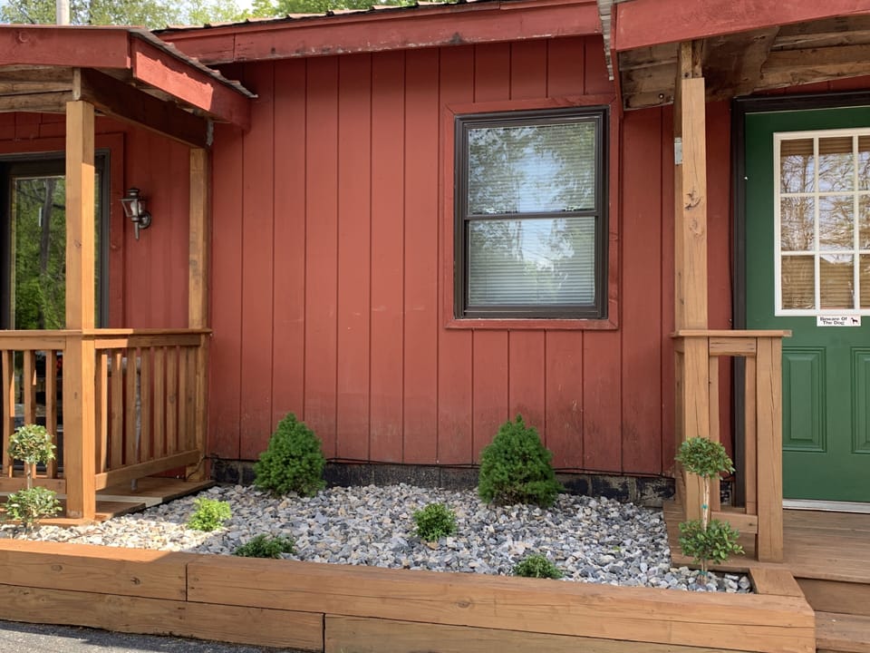 Newly landscaped