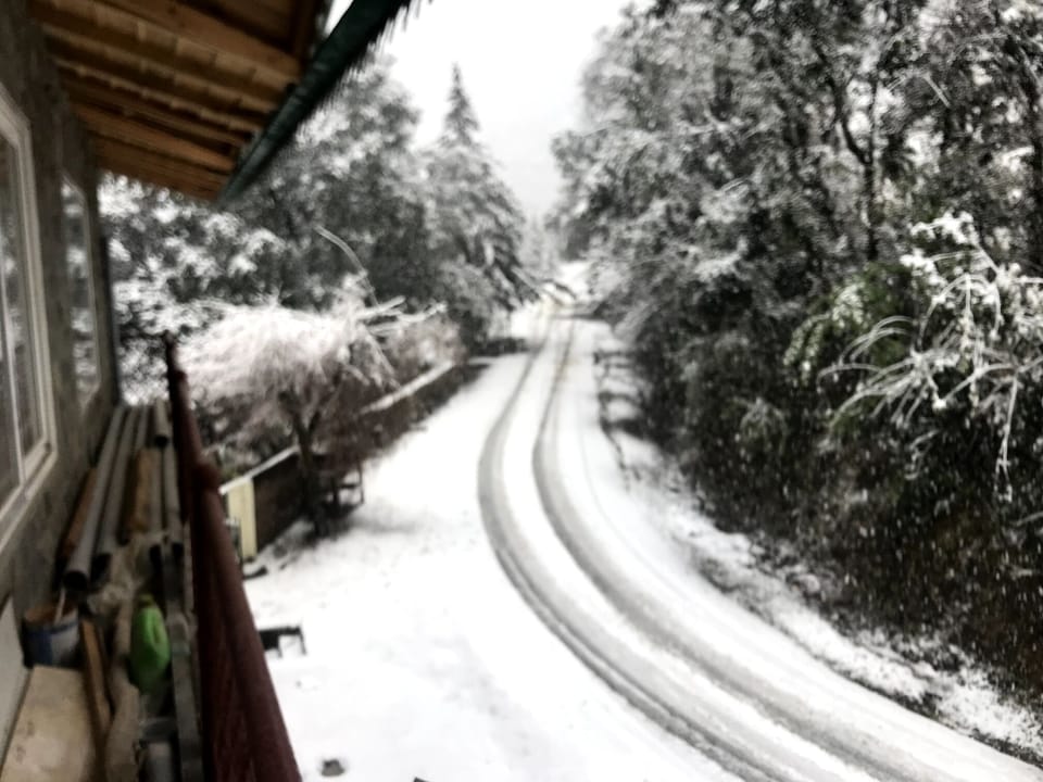 Winter time with breathtaking snow an awesome memorable unforgettable moment 