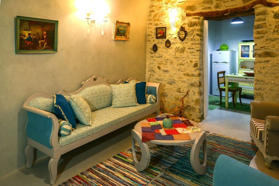 Colorful and comfortable living room