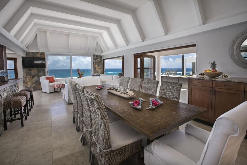 The elegant dining area with full AC