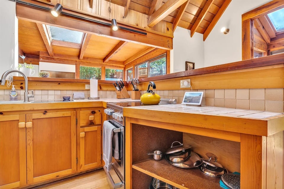 Skylights keep everything bright and cheery