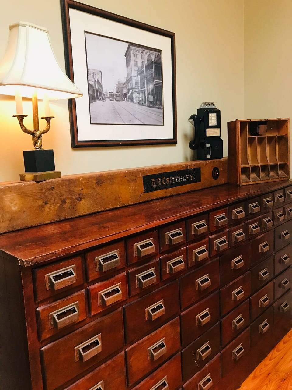  Historic furniture in the foyer