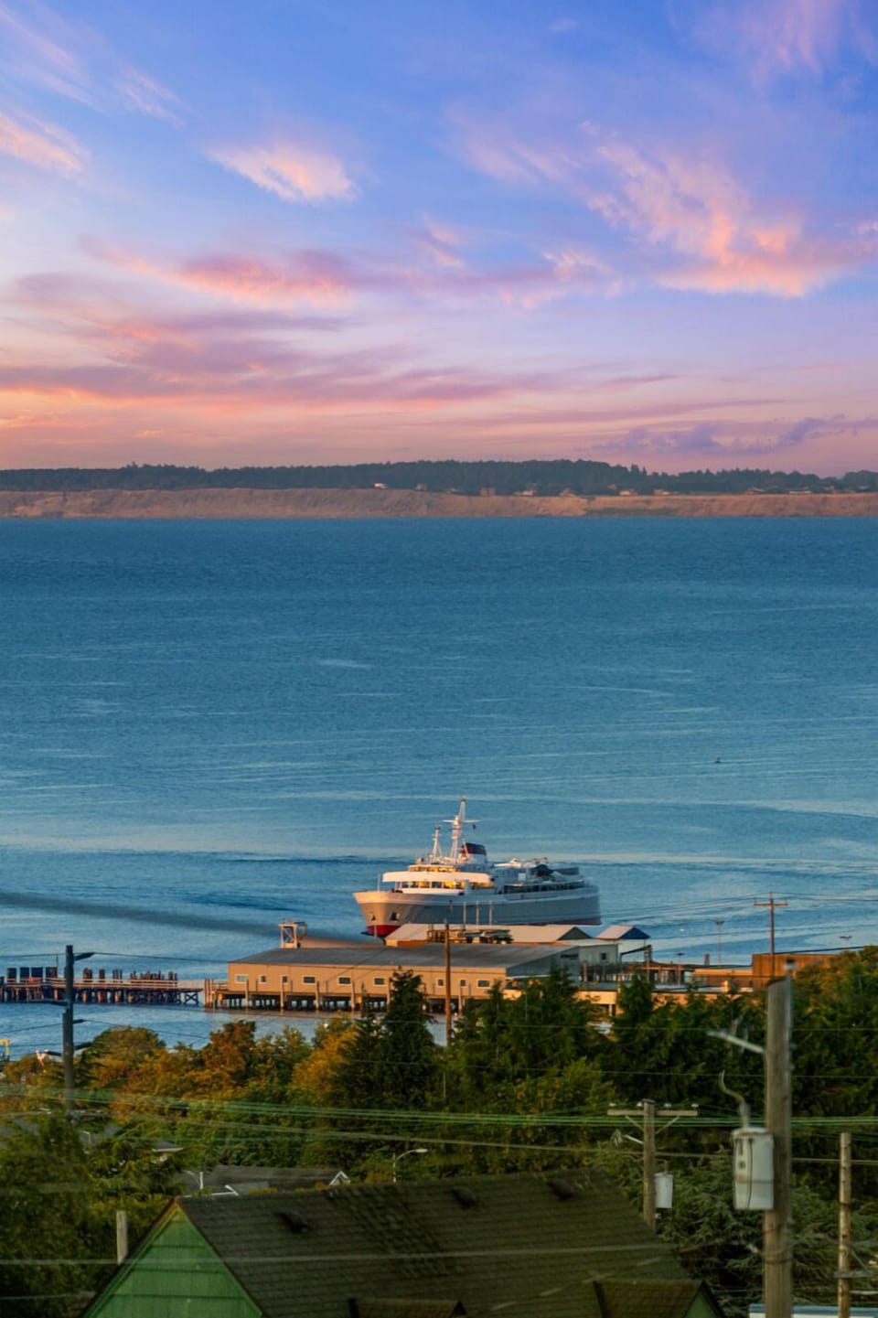 Strait of Juan de Fuca and MV Coho Ferry Views