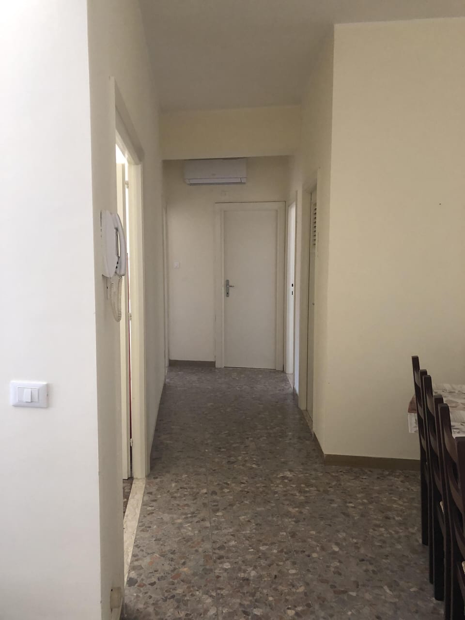 Hall that leads into all the living areas