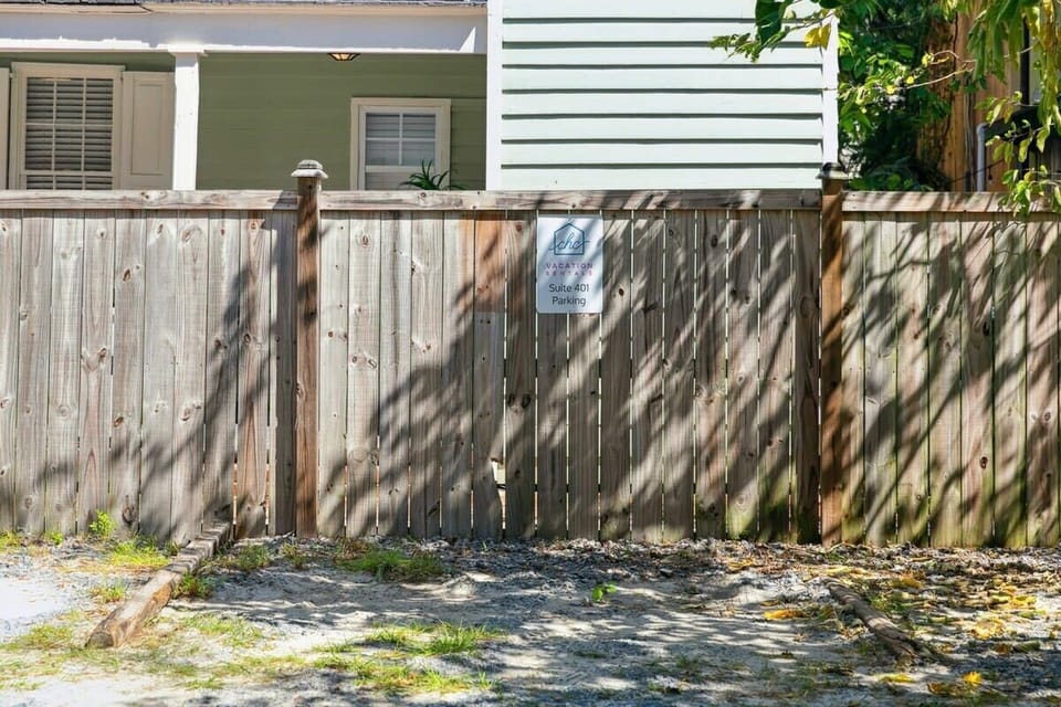 Free off-street parking space