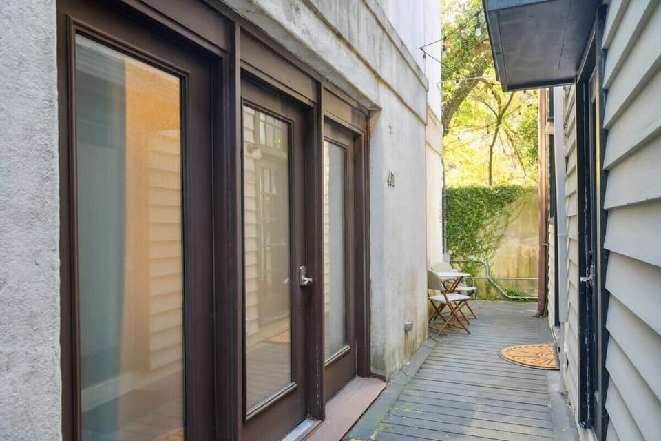 Private entrance to the suite