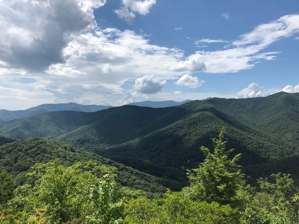 Seven Sisters viewed from Lookout Trail-located 4.7 miles from the apartment!