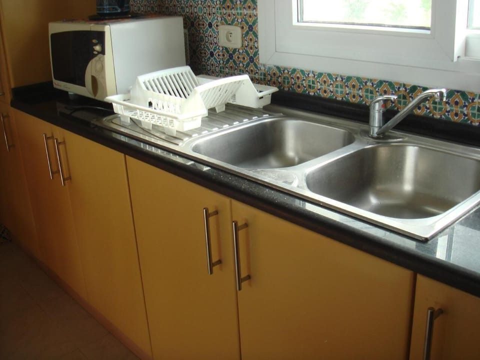 Sink at the kitchen