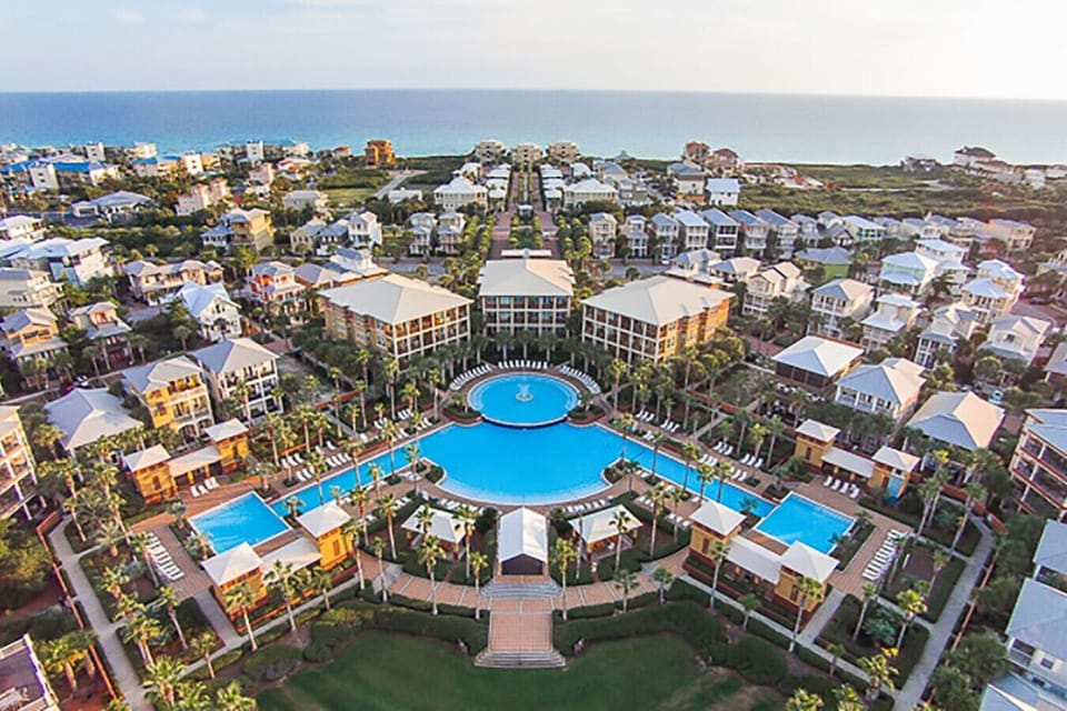 12,000 sq ft resort pool for Seacrest guests and owners