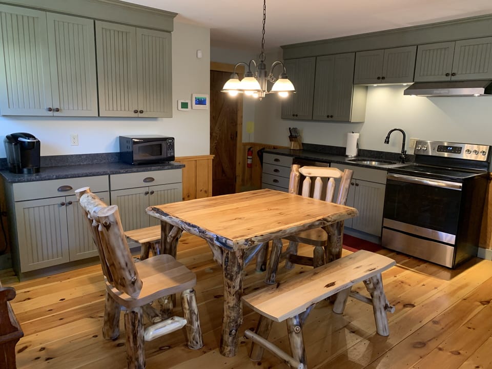 Newly renovated beautiful stainless steel kitchen. 