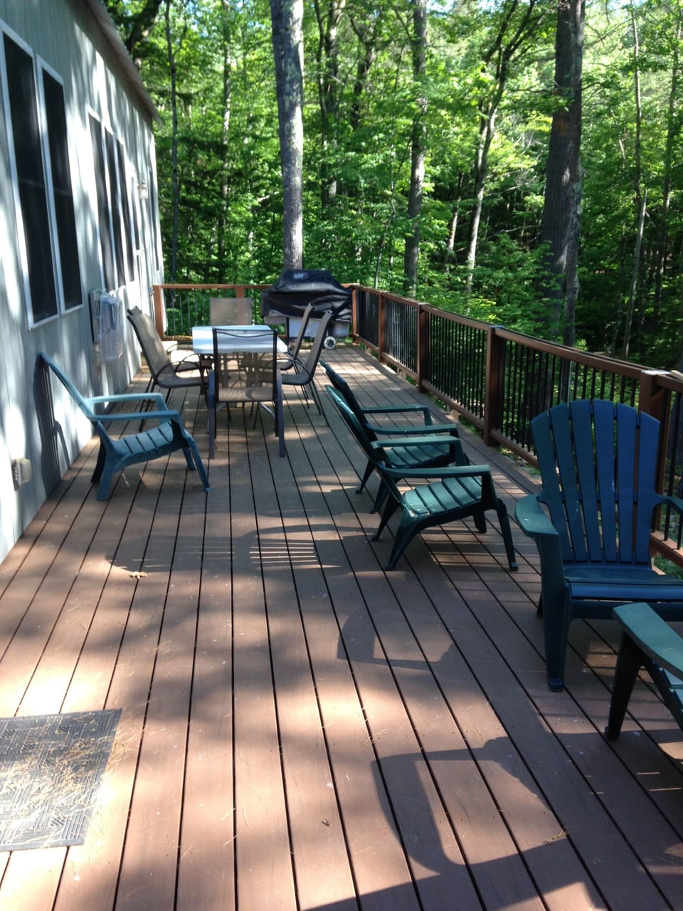 40' Deck
 lakeside of main house
