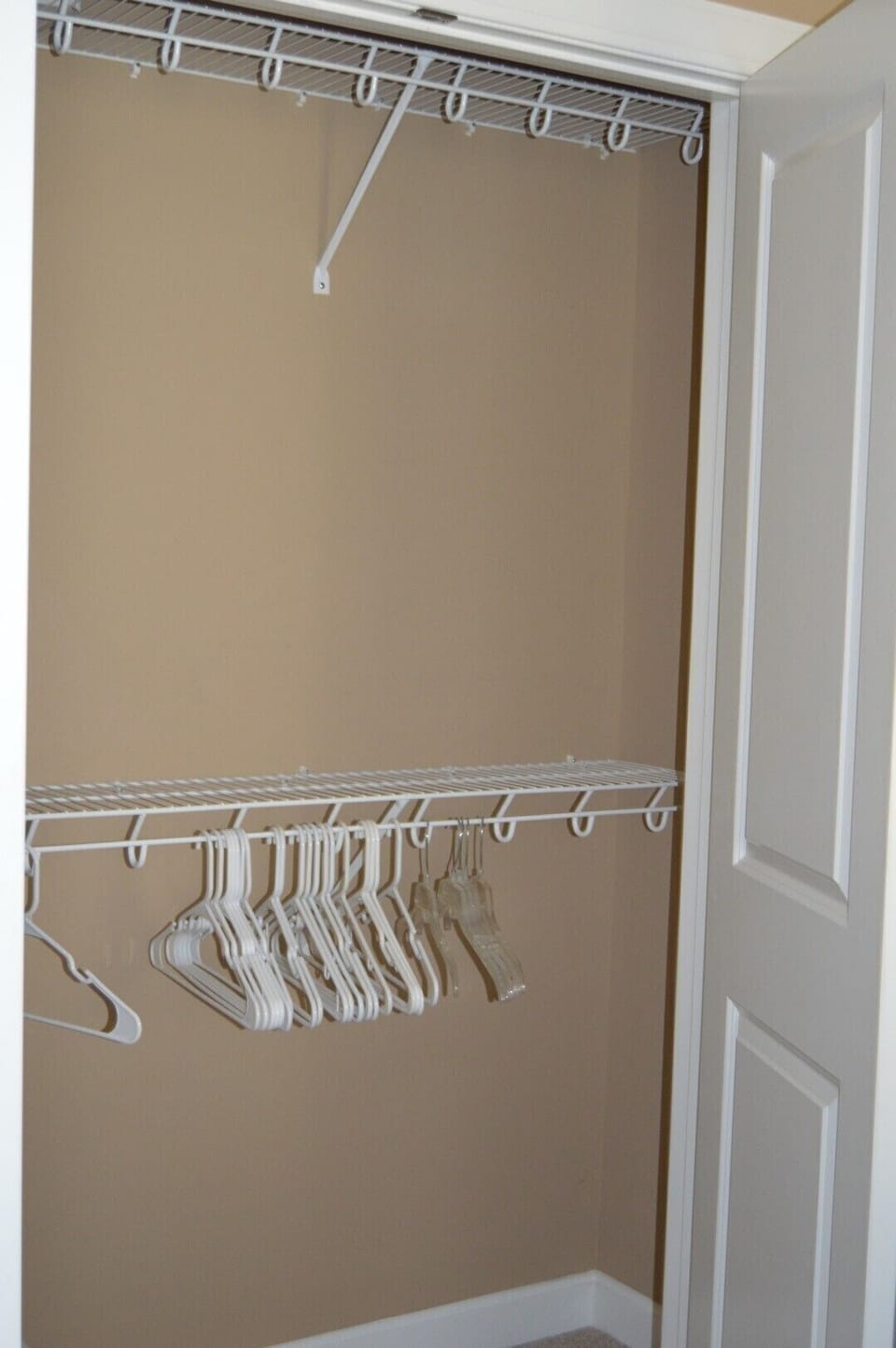Plenty of empty closet space