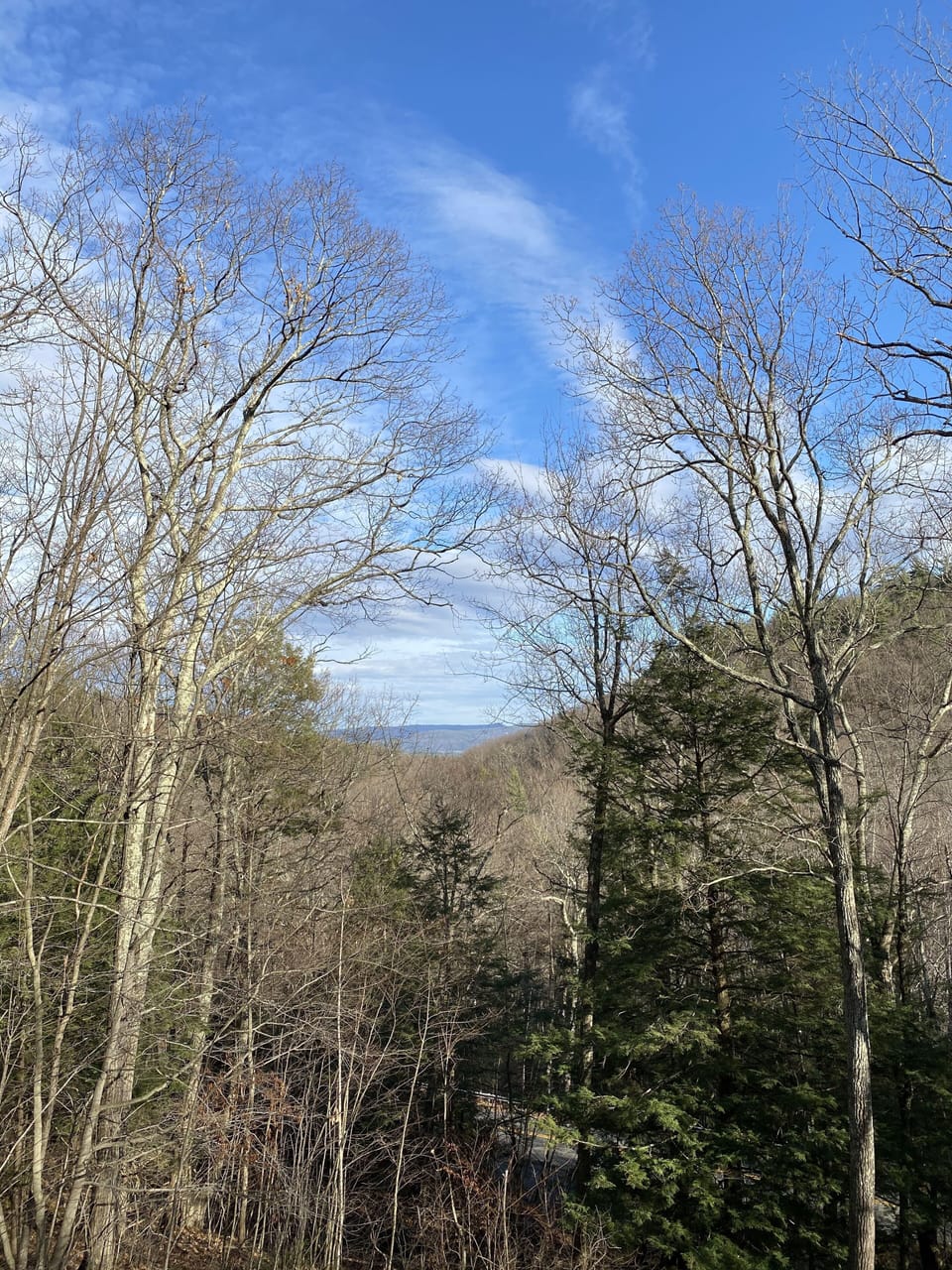 Winter photo taken from upper deck


