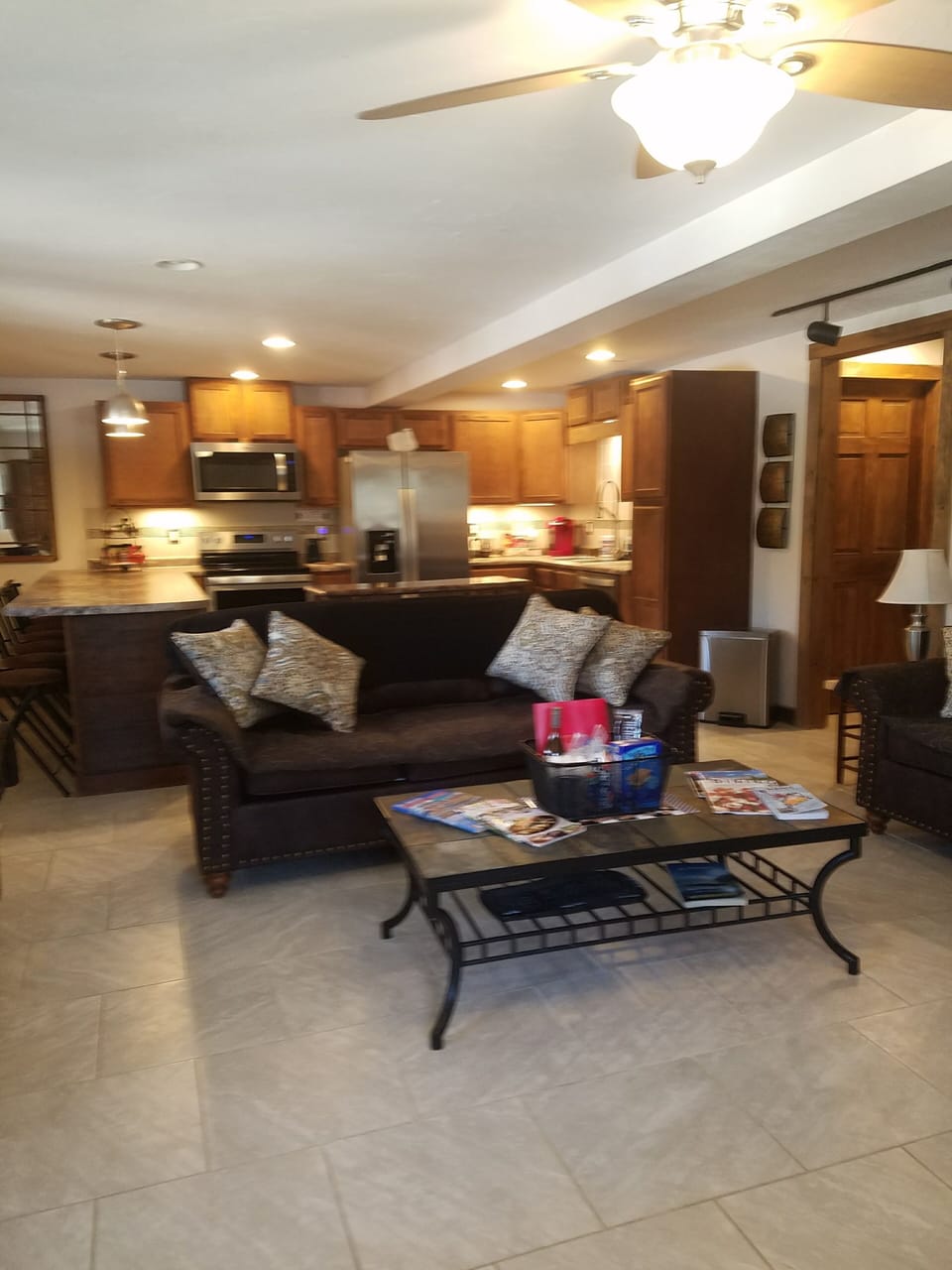 open family room 
