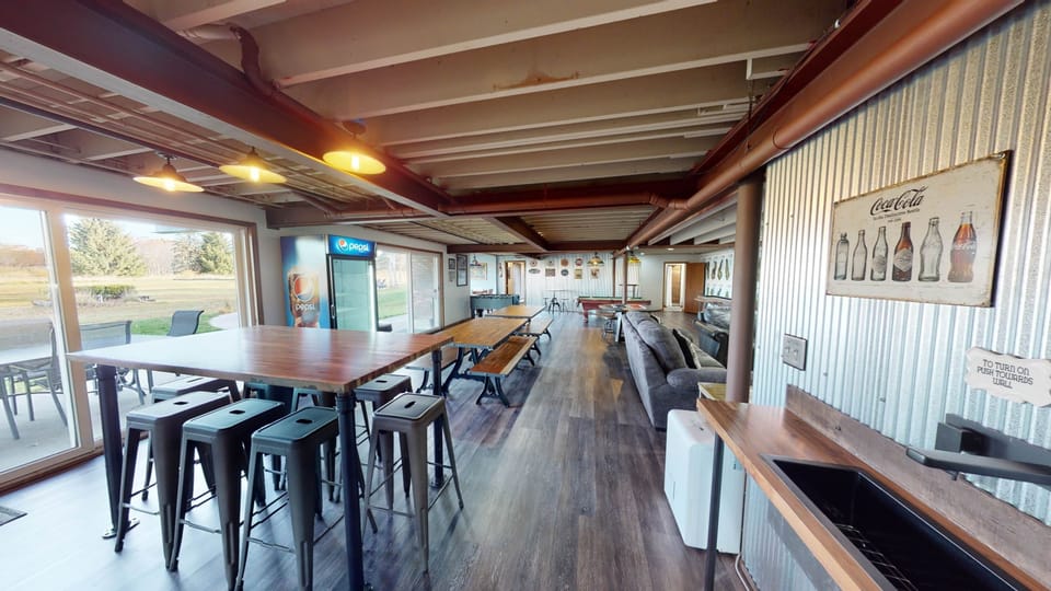 Basement Pub and Dining Tables