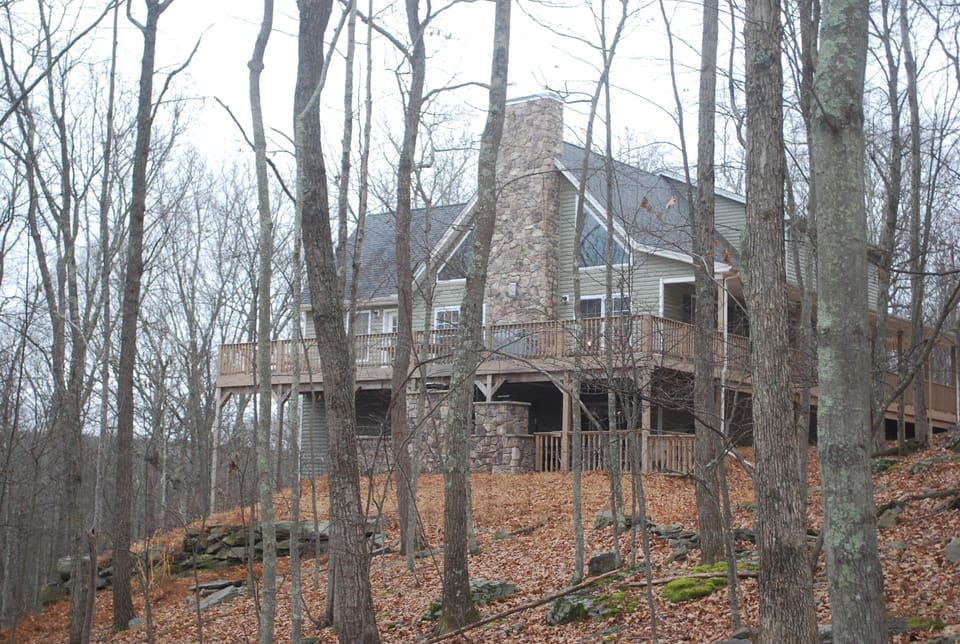 house view from slope