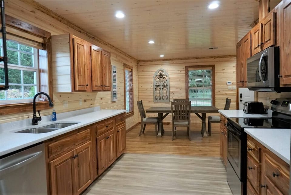 Spacious Kitchen and Dining Area