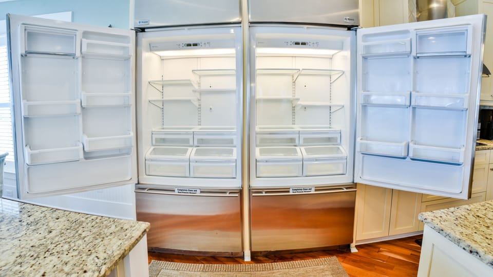 double refrigerators for a large group