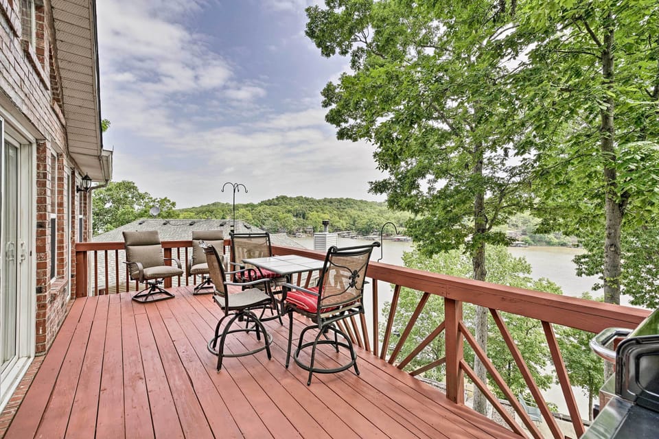 Furnished Deck | Lake Views | Single-Story Home on 2nd Level