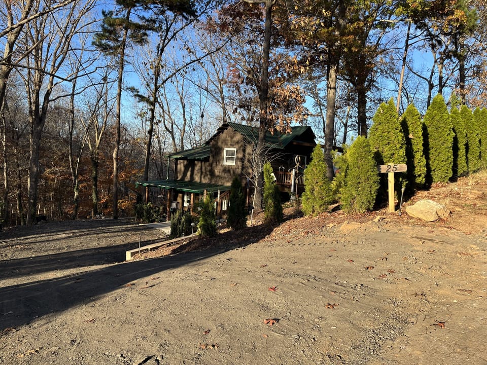 Driveway leading into property