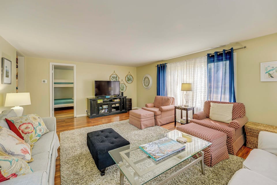 Ludington Vacation Rental | 3BR | 1.5BA | Stairs Required | 1,234 Sq Ft