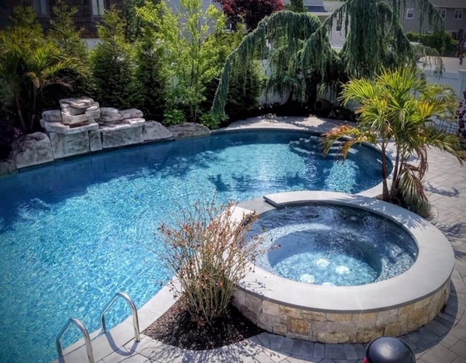 Grand Olympic heated pool and hot tub 