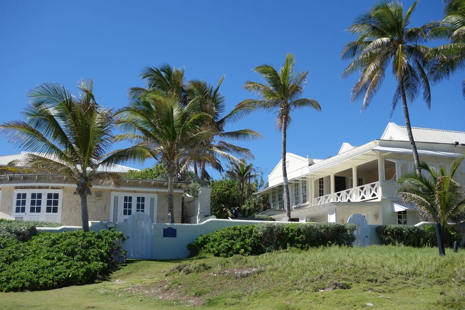 View at House Seaside from the beach