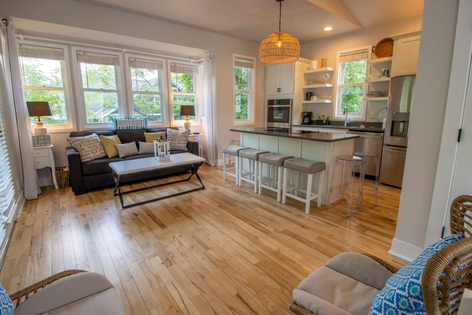 Second Level | Living Room with Sleeper Sofa