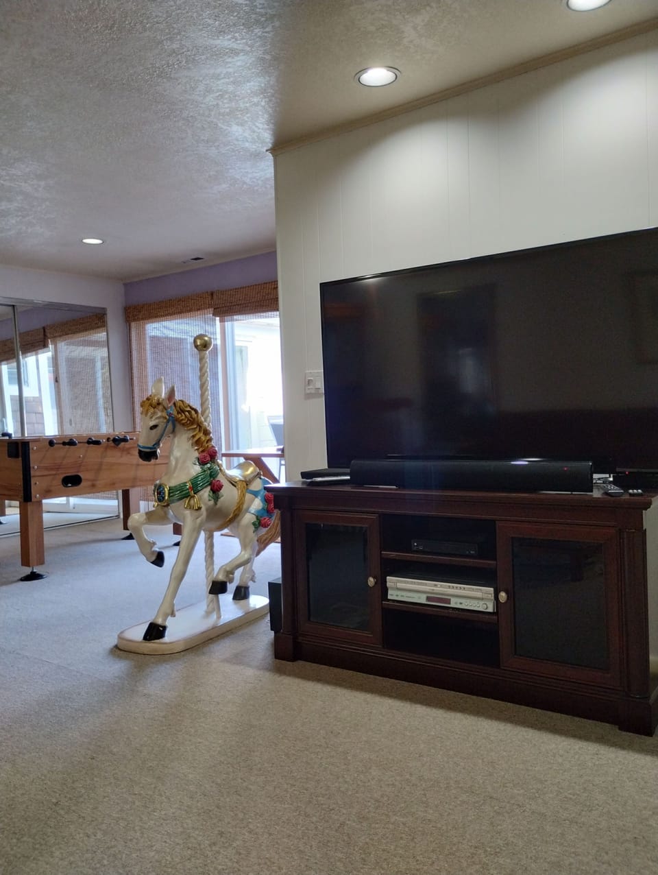 New Flat Screen and Sound Bar