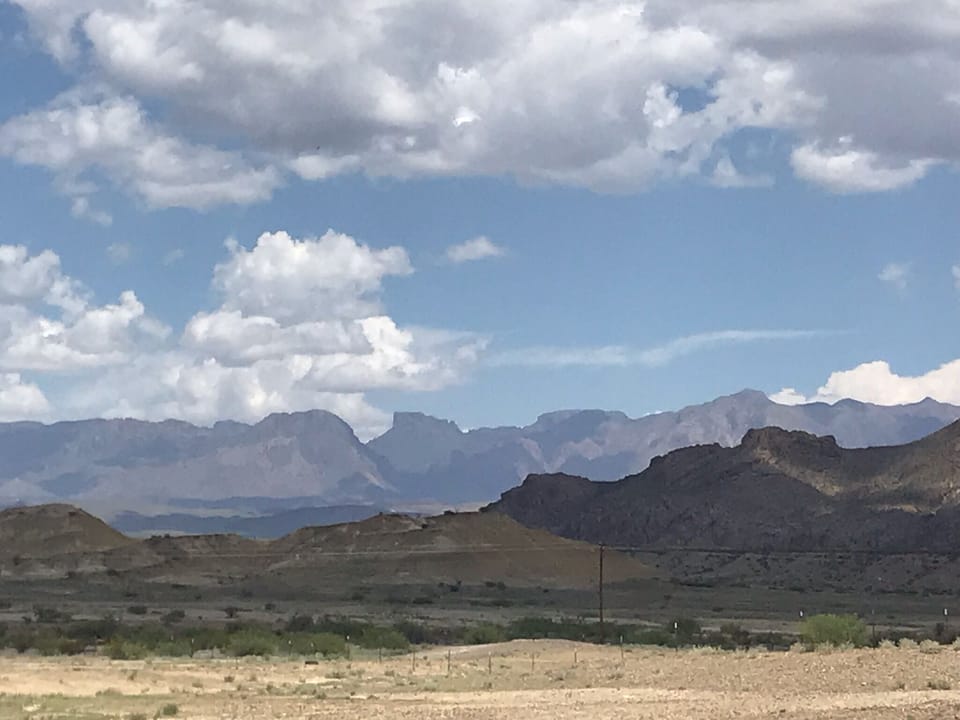 Porch View of Chisos Mountains in Big Bend National Park