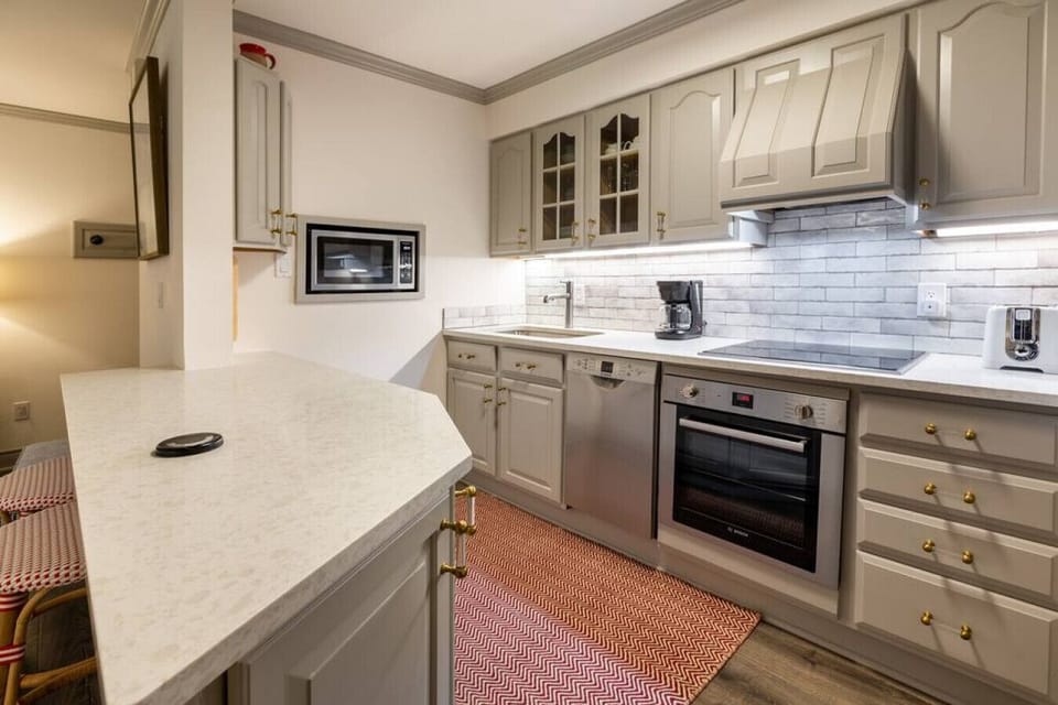 Prepare breakfast before first chair in the fully remodeled kitchen featuring premium appliances