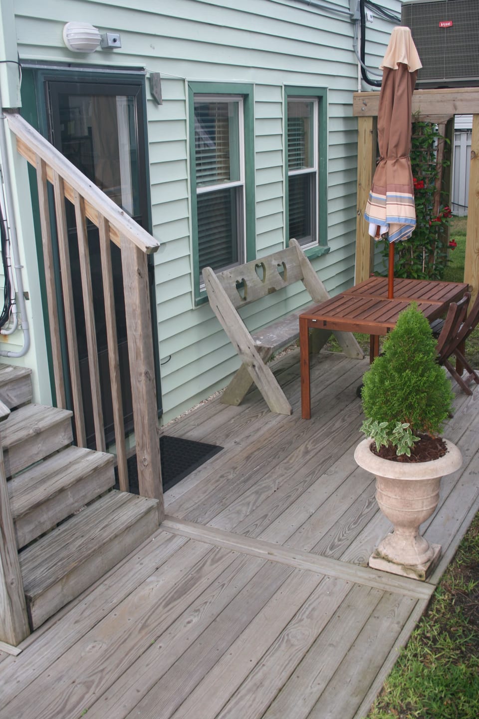 Outside sitting area