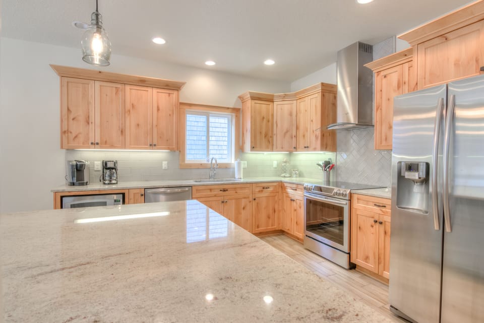Kitchen with latest appliances