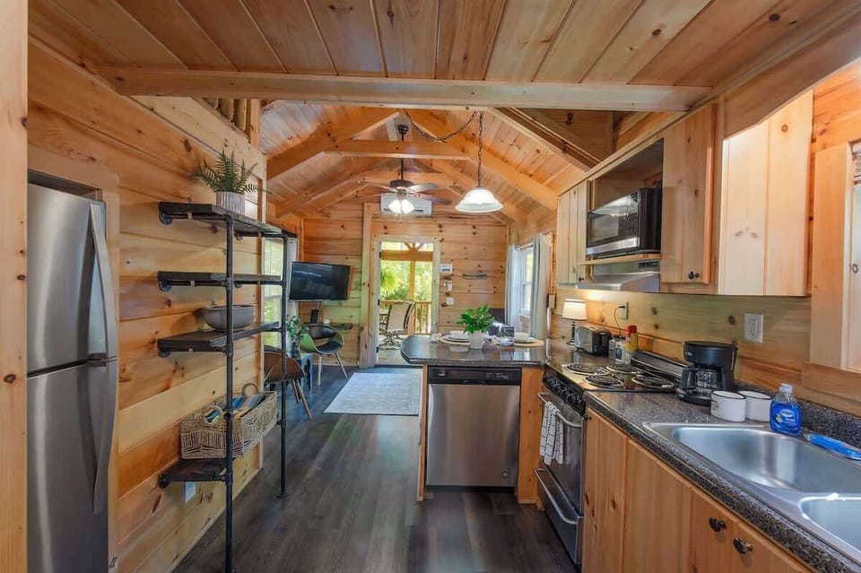 Fully stocked kitchen