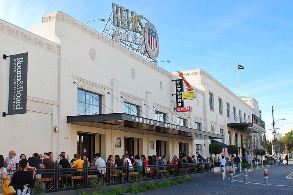 Historic Helms bakery.  Lots of eateries and shopping.