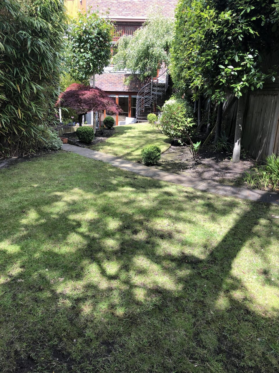 View from the end of the garden 
