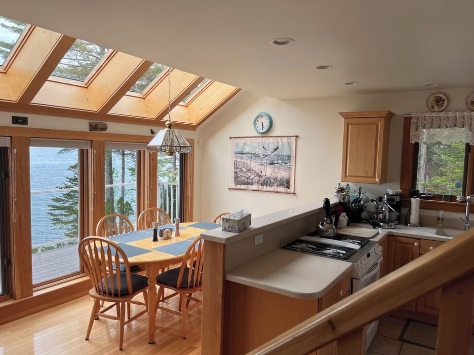 The only thing better than the this kitchen's cookware is the view!