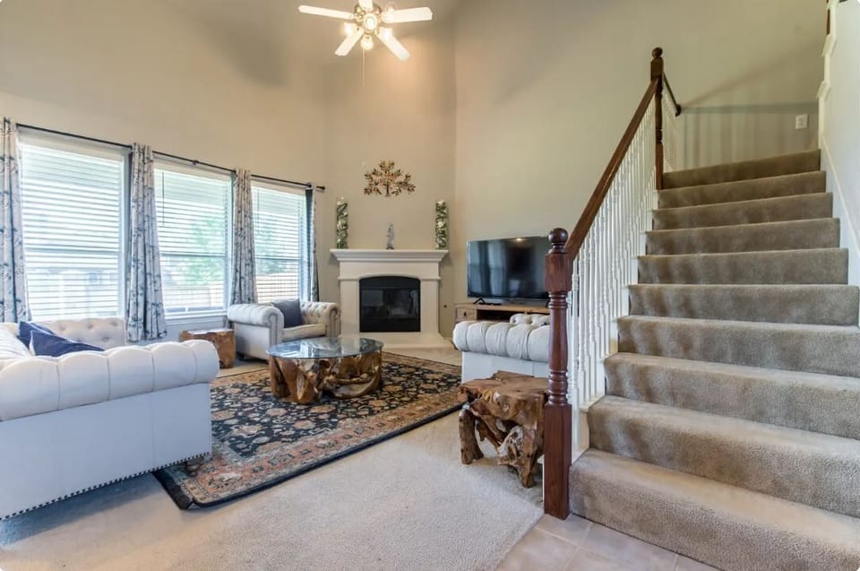 High Ceiling Living Area