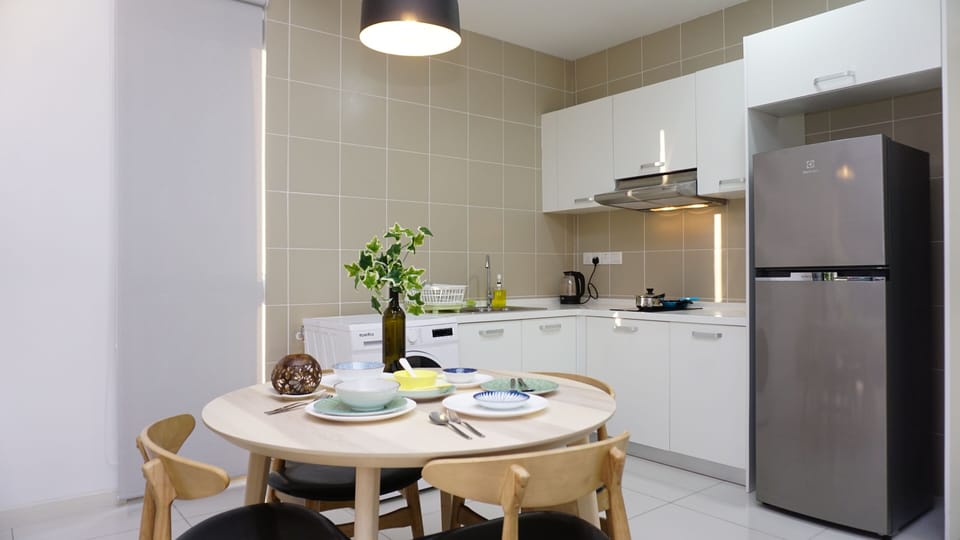 Dining Space and Kitchen area