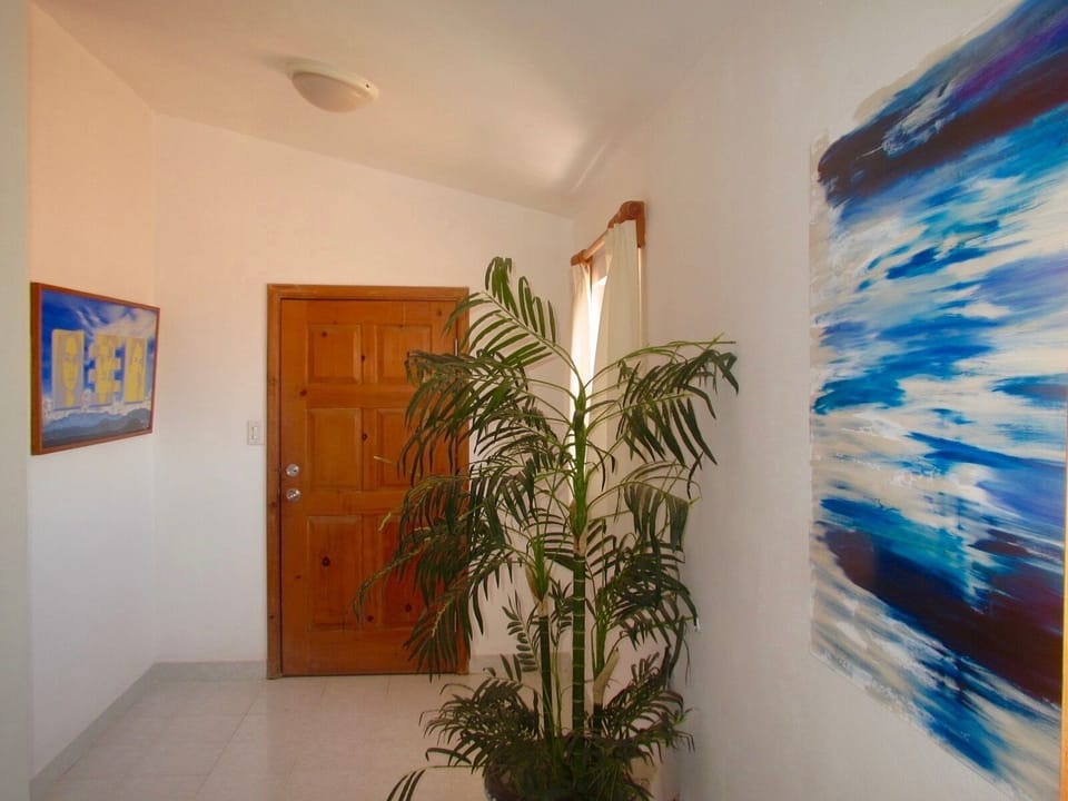 Upstairs door to the street front terrace