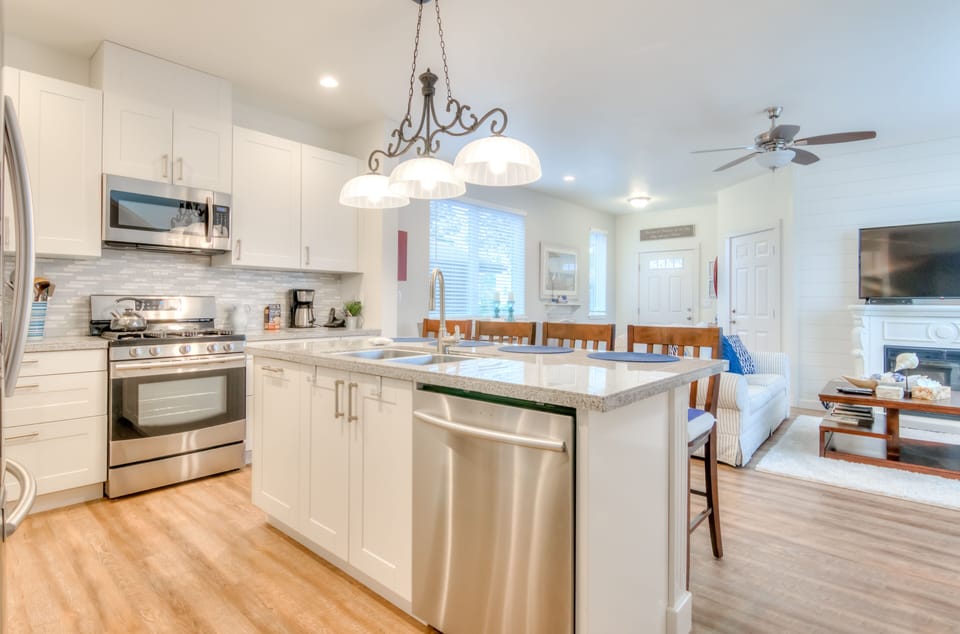 Kitchen view with Amenities