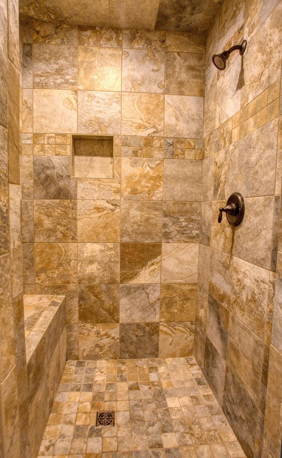 Stand up shower main level Master bedroom-private