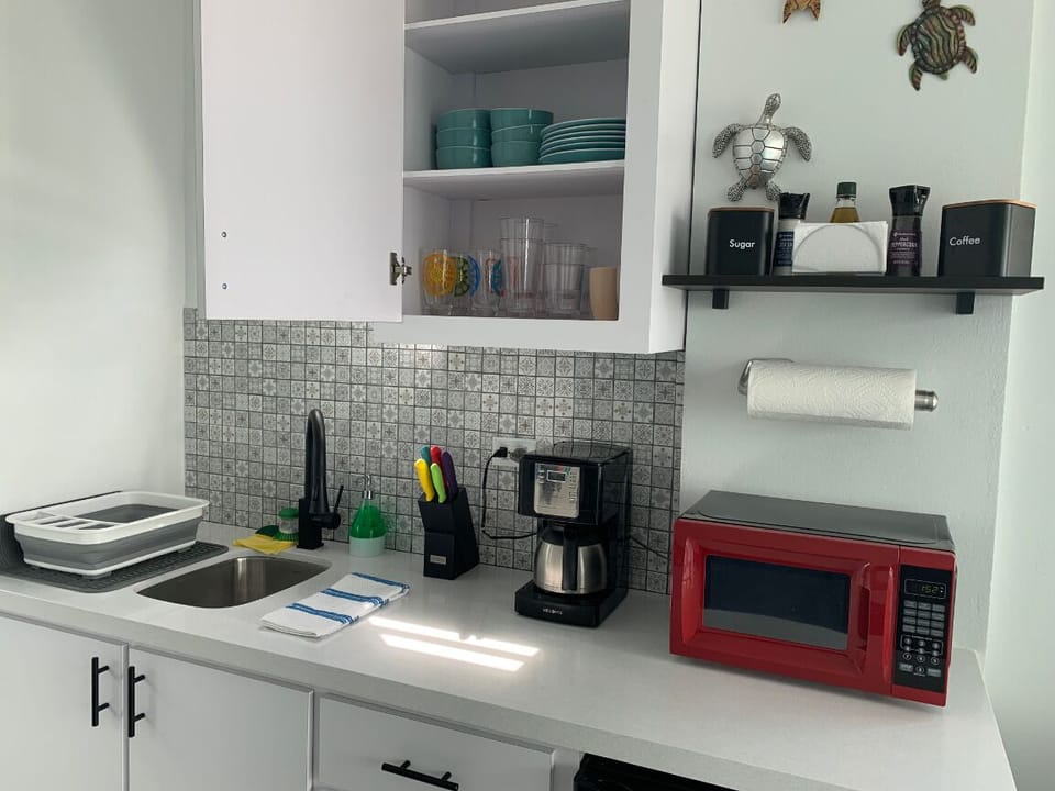 Fully stocked cabinets