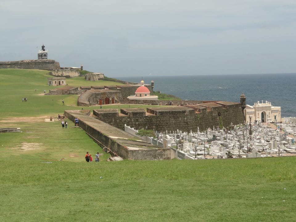 16th Century landmarks like this are  massive fortress with sweeping ocean views