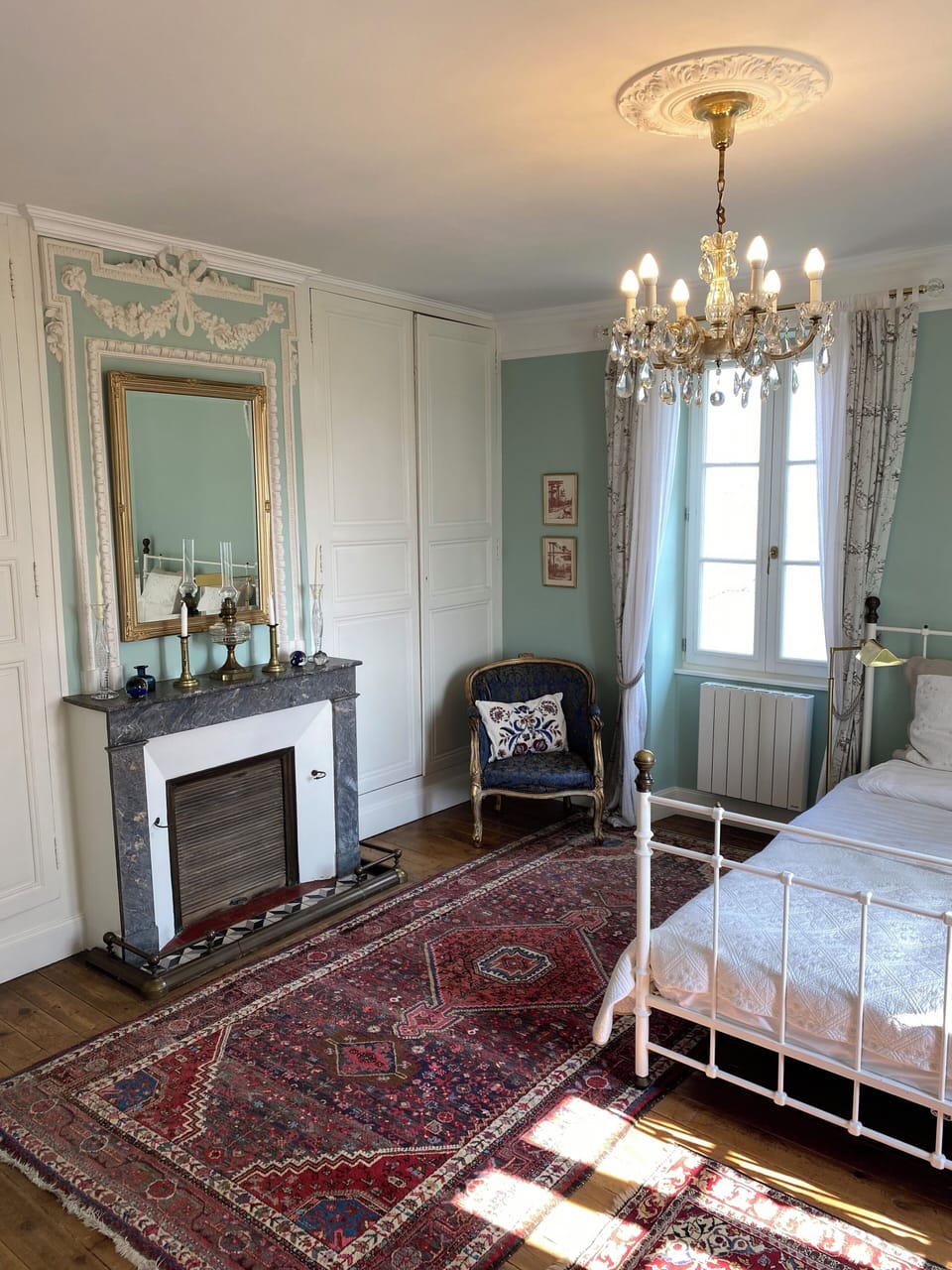 Bedroom  1 with double aspect and stunning views